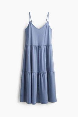 Vestido escalonado con tirantes espagueti - H&m фото 2