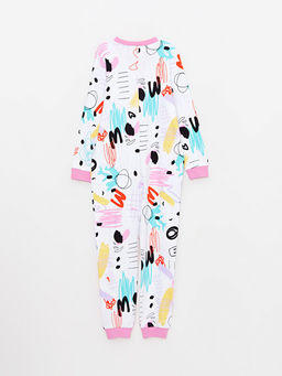 Bisiklet Yaka Bask?l? Uzun Kollu K?z ?ocuk Uyku Tulumu - Waikiki фото 2