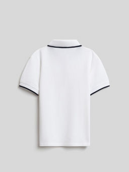 ACOOLA / Сорочка-поло верхняя для мальчиков Ayden белоснежный  фото 2