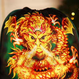 Мешок новогодний на шнурке, цвет зелёный/разноцветный - Simaland фото 4