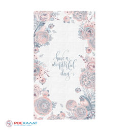 Полотенце VR ВФК24 40/70 9531 Птички серые 3 VR ВФК24 9531 40x70