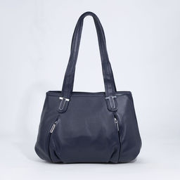 Сумка-тоут на молнии, цвет синий