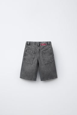 BERMUDA LARGA DENIM / Gris medio - Zara фото 3