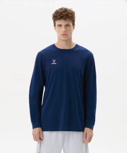 Лонгслив тренировочный JOGEL DIVISION PerFormDRY Training CVC LS Z4, темно-синий  фото 7