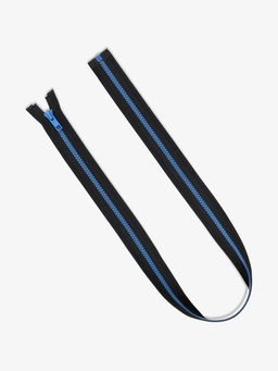 Цена за 10 шт. Молния «Трактор», №5, разъёмная, замок автомат, 80 см, контрастное звено, чёрная