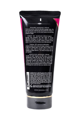 Массажный крем для тела Shunga Малиновое чувство (Raspberry Feeling), съедобный, 200 мл