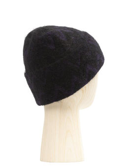 Шапка жен. шерсть+кид.мох LB-BR55031 black/navy - Labbra фото 8