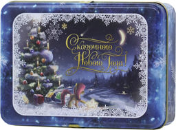 Черный дракон. Новый год. С Новым Годом. Сказочный лес 50 гр. жест.банка