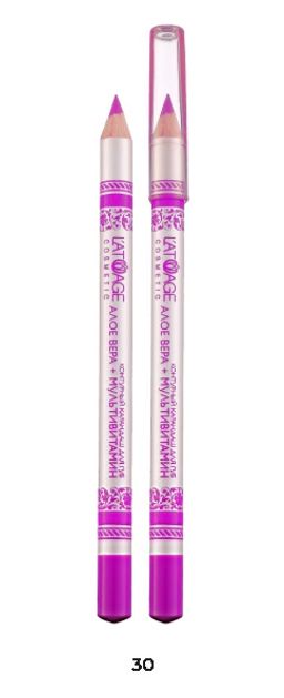 Latuage Карандаш для губ №30 розово-сиреневый перламутр