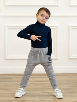 Детские джоггеры серые