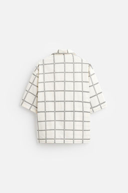 CHECK EMBROIDERED SHIRT - Zara фото 8