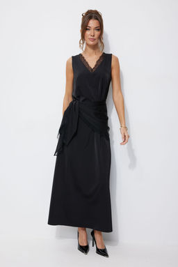 Платье LYUSHe 4249 черный  фото 4