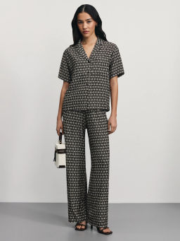 Брюки прямого кроя с принтом / Zarina