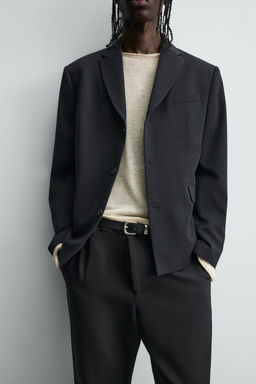 WOOL BLEND SUIT BLAZER - Zara фото 6