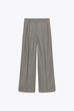 WIDE-LEG TROUSERS WITH DARTS - Zara фото 6