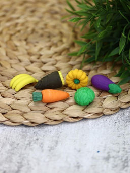 Ластики "Vegetables", carrot, 6 шт. в наборе