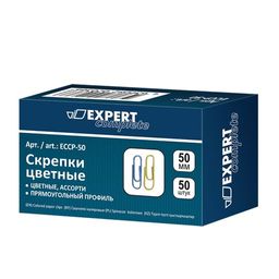 Expert Complete Скрепки цветные ECCP-50 50 мм 10 x 50 шт. ассорти