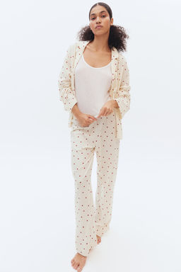 Pijama estampado de punto