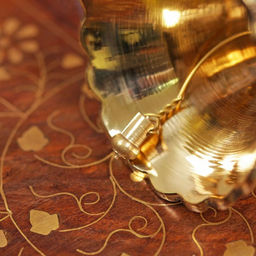 Колокольчик латунь "Цветочек" 7,5х7,5х16 см