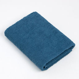 Полотенце махровое Экономь и Я 30*60 см, цв. синий, 100% хлопок, 350 гр/м2  фото 2