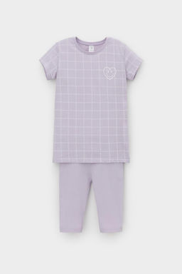 К 1641/лепесток орхидеи,двойная клетка пижама дет