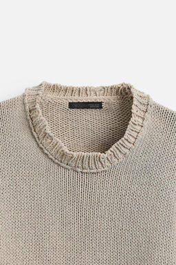 WASHED RIPPED EFFECT SWEATER - Zara фото 4