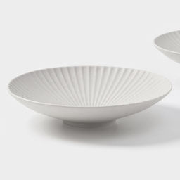 Тарелки Magistro Jarwah Lausanne, 600 мл, 21.5×5 см, глубокие, набор 2 шт., фарфор, серые