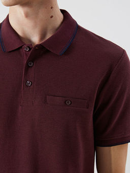Polo Yaka K?sa Kollu Erkek Dokulu Ti??rt