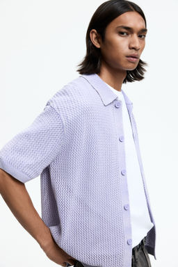 Camisa en punto calado Relaxed Fit - H&m фото 4