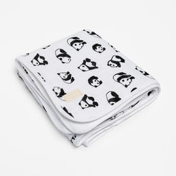 Полотенце детское Панды 50*90 см, 100% хл, муслин 105 гр/м2, махра 300гр/м2 - Крошка я фото 2