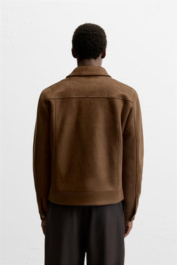 FAUX SUEDE JACKET - Zara фото 20