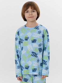 КОМПЛЕКТ ДЛЯ МАЛЬЧИКОВ (ЛОНГСЛИВ, БРЮКИ) - Mark formelle фото 3