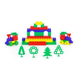 Конструктор Строитель (Гигант, 175 элементов) (в мешке) - Полесье фото 3