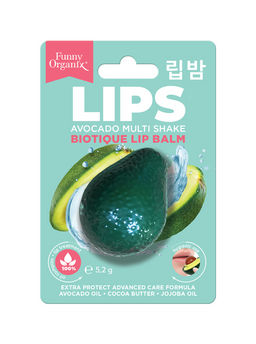 FUNNY ORGANIX Бальзам для губ защитный AVOCADO MULTI SHAKE Biotique Lip Balm, 5,2 г