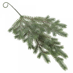 Декоративная гирлянда Ель 63см, пластик, зеленый патина (Россия) - Домашняя мода фото 4