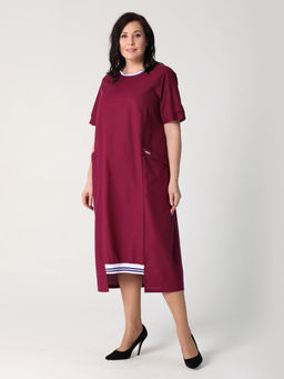 25205 Платье т.фуксия