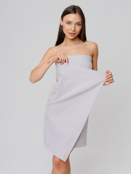 Однотонное вафельное полотенце Ромбы серый ПВ-11 (20) 70х140