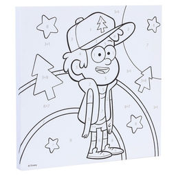 Роспись по холсту, 15х15 см Диппер, Гравити Фолз - Disney фото 3