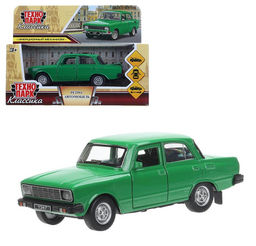 Технопарк. Машина "Ретроавтомобиль Москвич" 12,5 см, металл, инерция, зеленый арт.2140M-12-GR