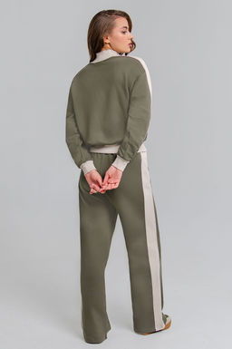 Арт. 2537 Костюм женский с брюками 44-50 (4 шт) Цвет:хаки - Калинка фото 14