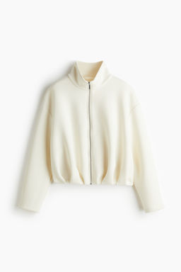 Chaqueta efecto neopreno