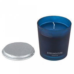 Свеча "Ease" д7,8см, h9см, парафин, в стекле, с крышкой, время горения 41 час (Россия)