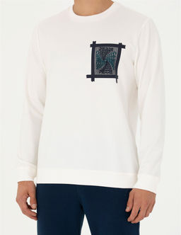 Ekru Sweatshirt - Pierre cardin фото 6