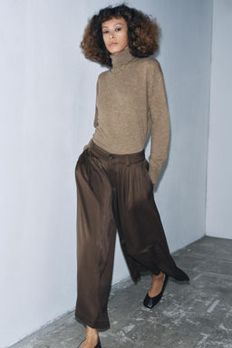 ZW COLLECTION PLEATED TROUSERS