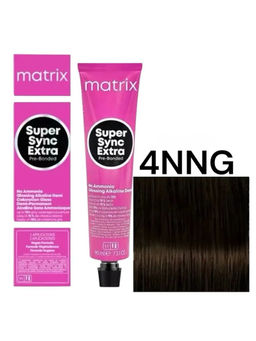 Super Sync 4NNG Экстра шатен глубокий натуральный золотистый, безаммиачный краситель 90мл