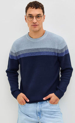 Джемпер F521-15193 d.blue