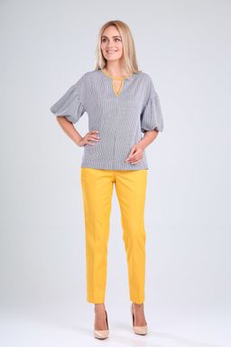 Костюм Gamma & Gracia 474 медовый белый синяя полоса