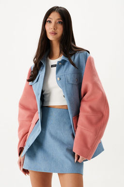 Жакет Annete А5442 из джинсовой ткани деним  фото 7