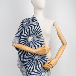 Полотенце 17С356-ШР/у. 55*115 "Мерцание" цв. 1 рис. 219 синий