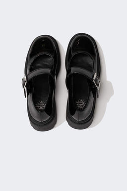 Женские классические туфли из искусственной кожи на толстой подошве - Defacto фото 6